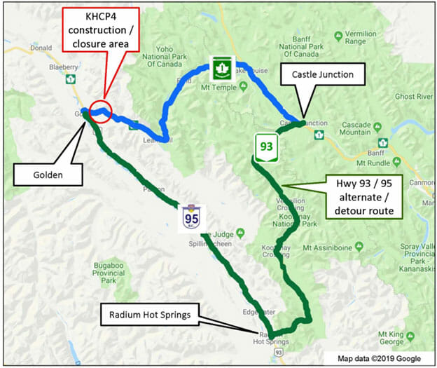 Kicking Horse Canyon Construction Kicking Horse Canyon Construction